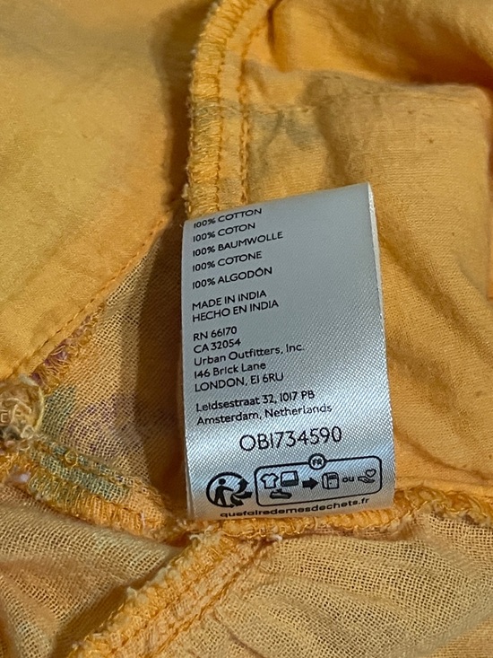 Free People We The Free Dawn On Me Cord WideLeg Pants Floral Paisley Bohemian XL - Picture 5 of 8